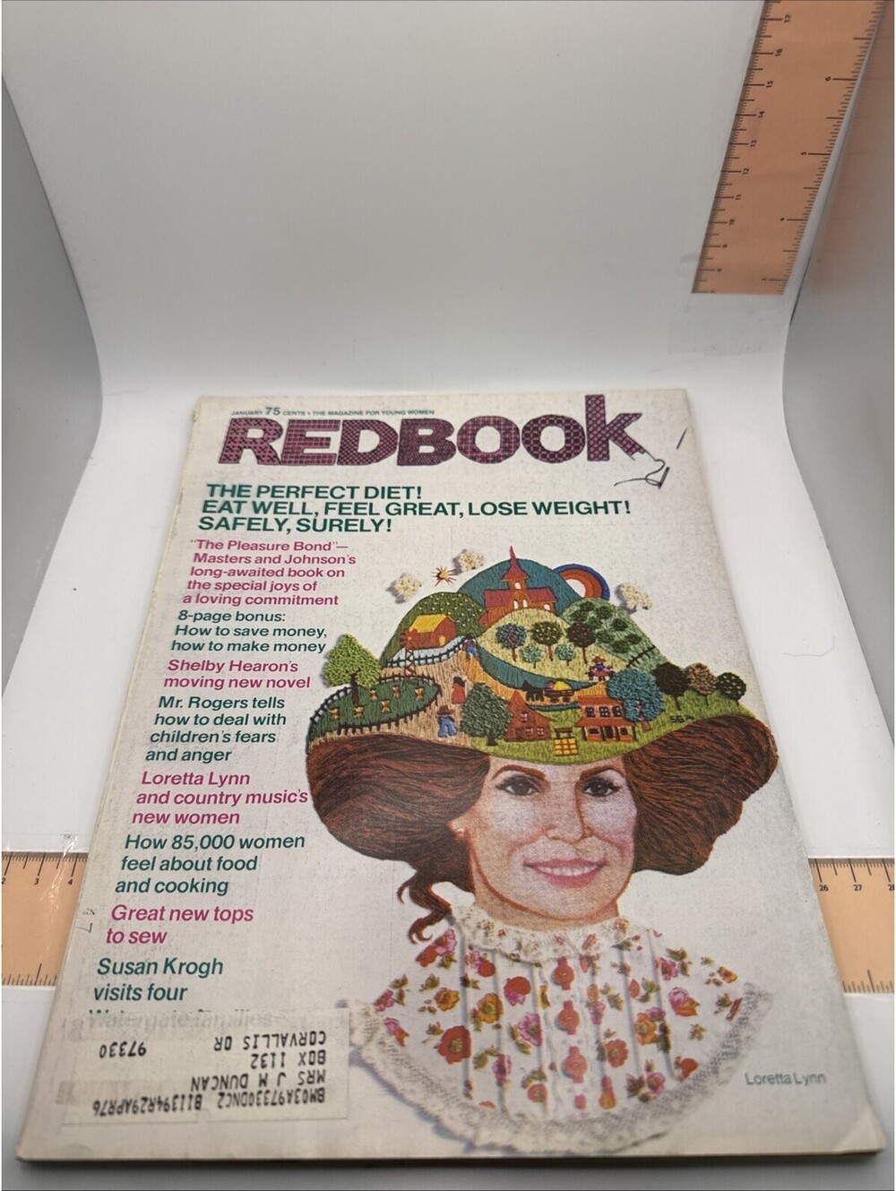 January 1974 Redbook Magazine - Loretta Lynn Vol 154 No3 - Great Advertisements